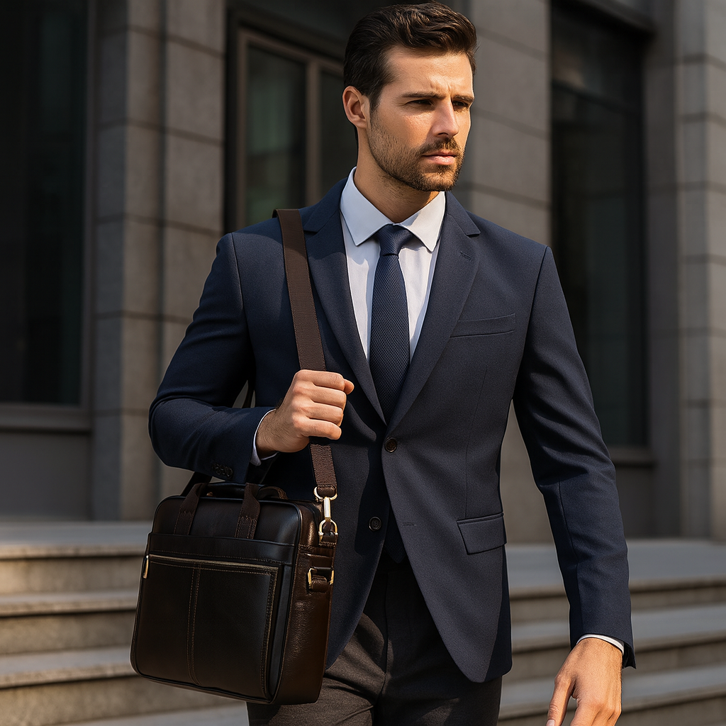 sacoche ordinateur cuir tendance