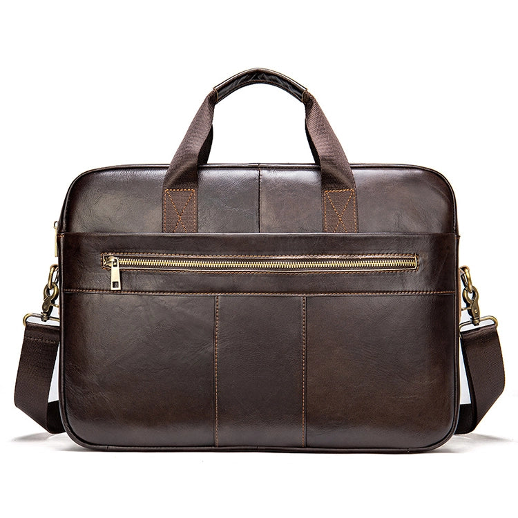 Sacoche ordinateur homme cuir marron foncé