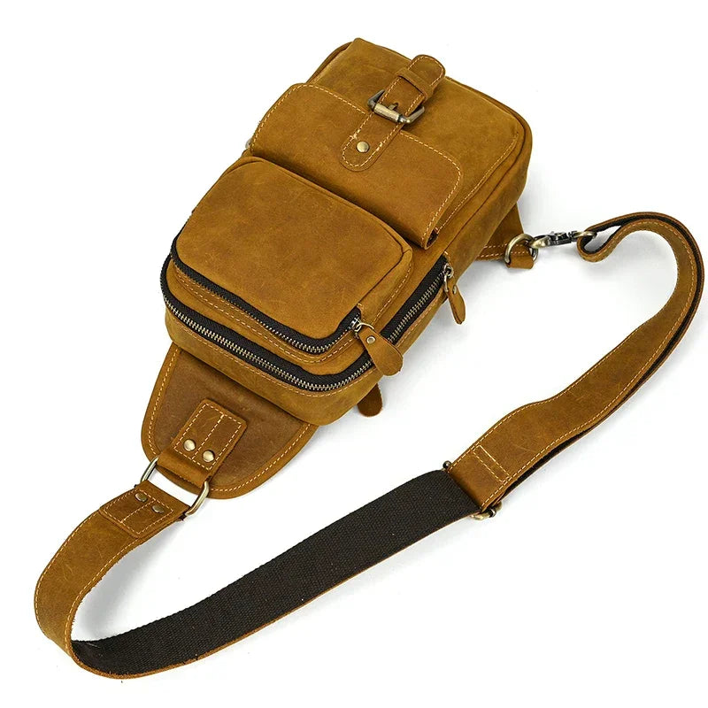 Sacoche poitrine homme