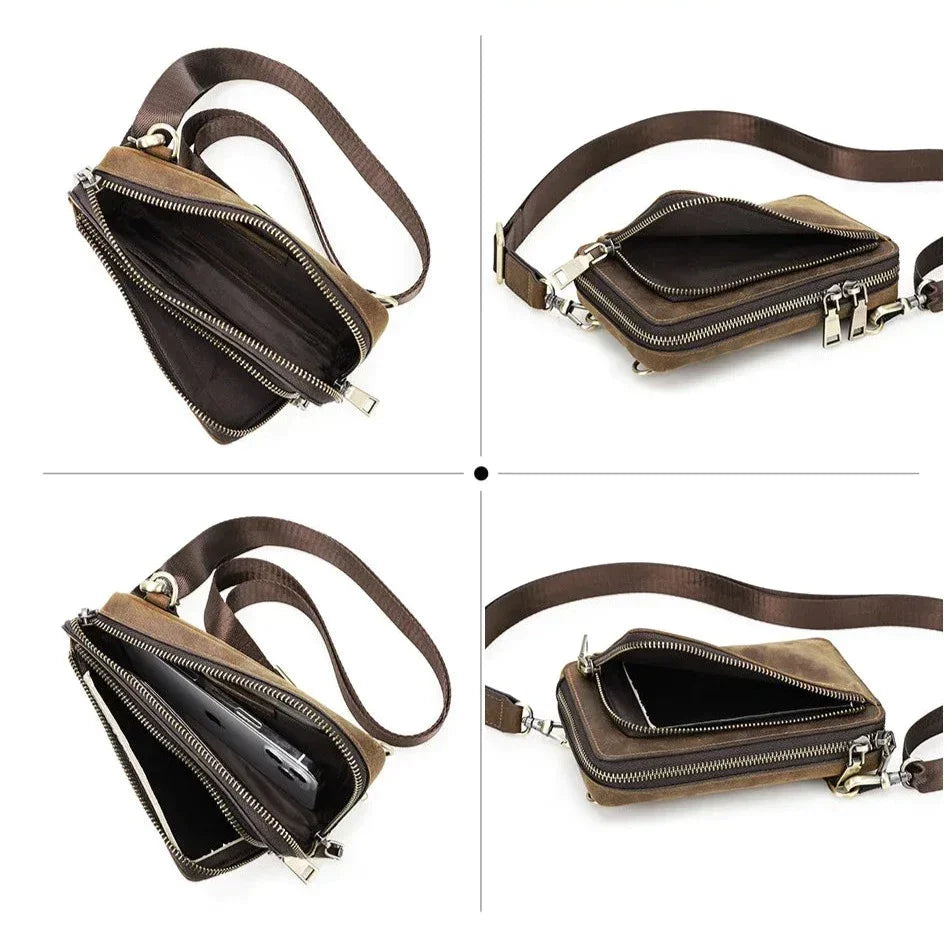 Sacoche portefeuille homme