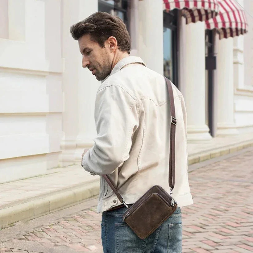 Sacoche portefeuille homme