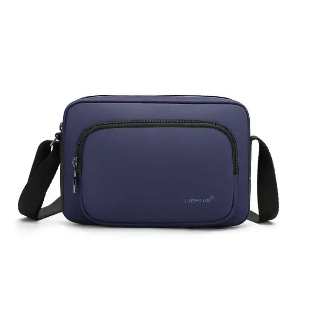 Sacoche streetwear homme bleu