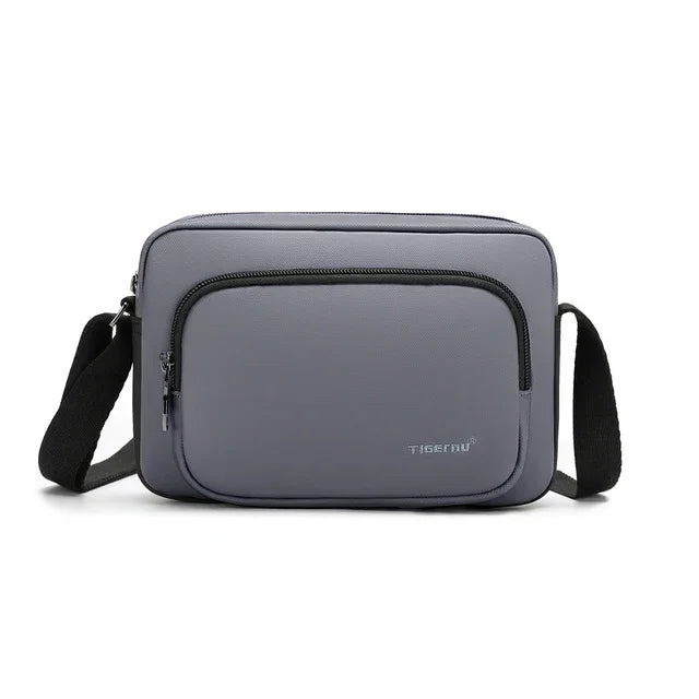 Sacoche streetwear homme gris