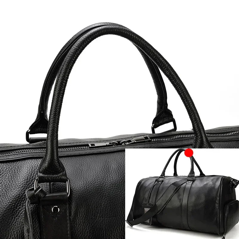 Sac de voyage en cuir homme