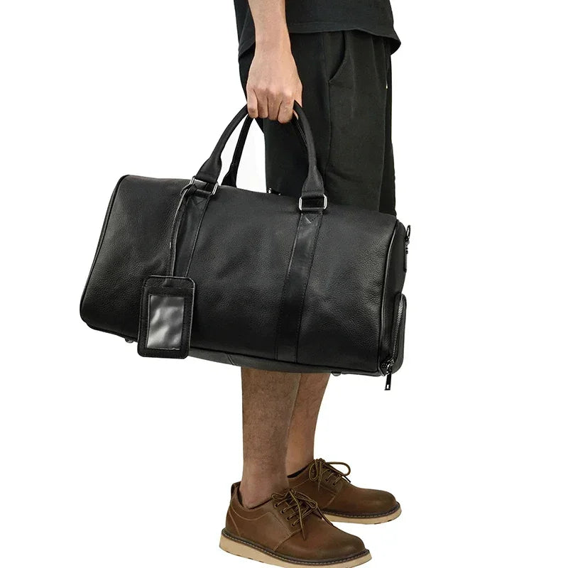 Sac de voyage en cuir homme