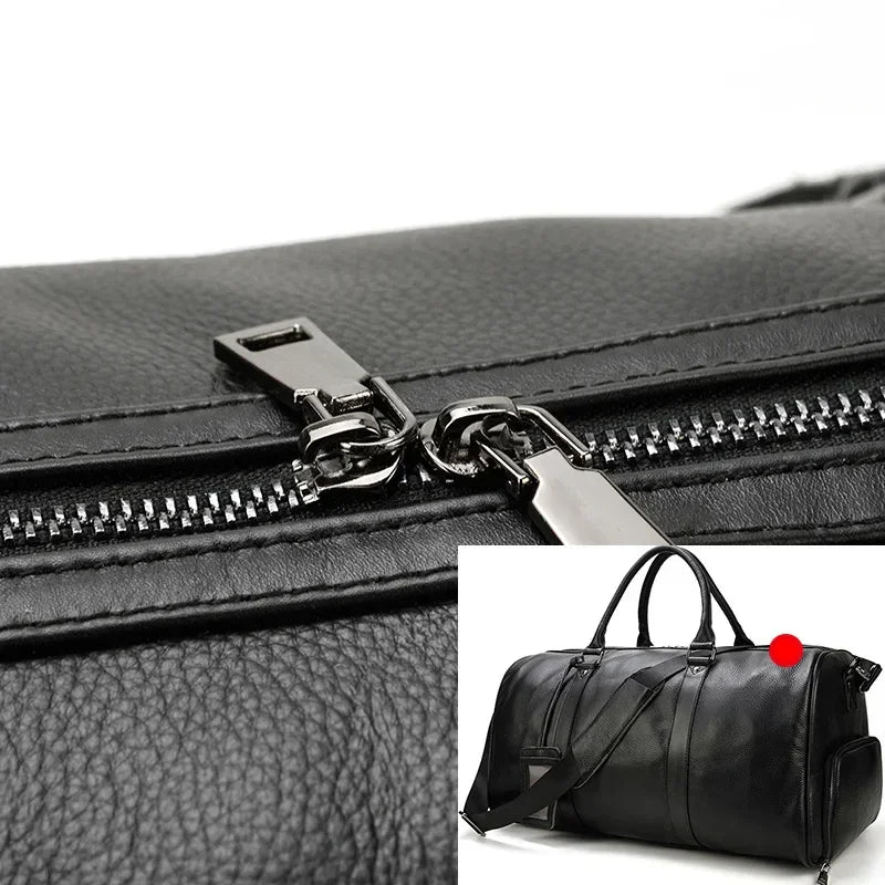 Sac de voyage en cuir homme