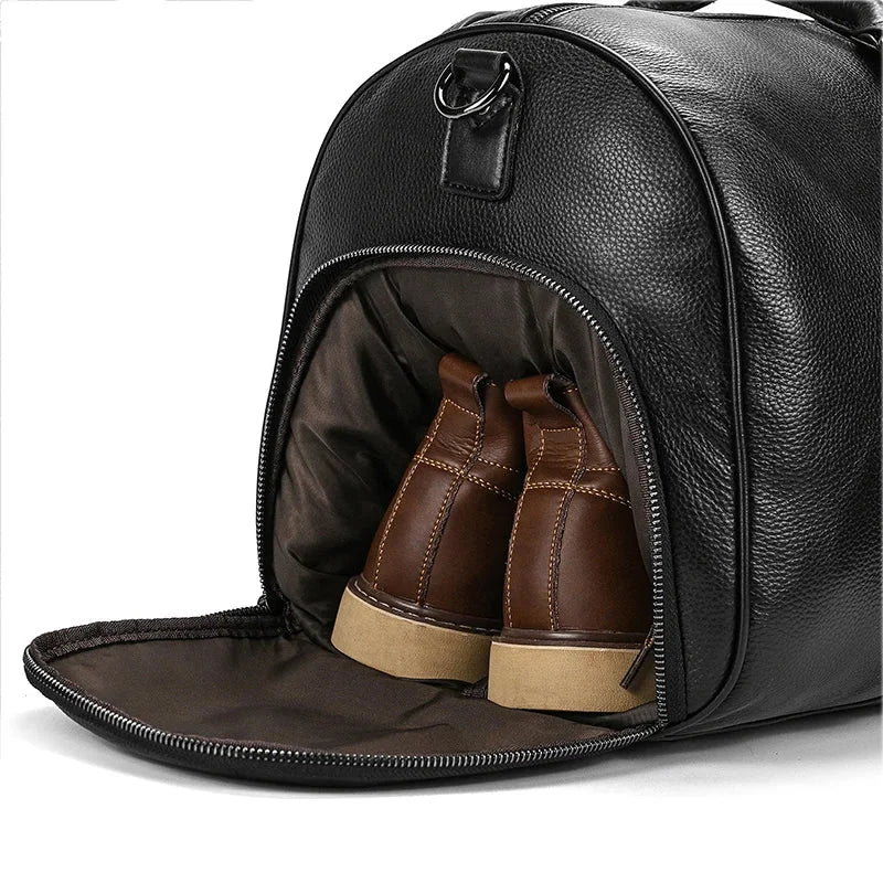 Sac de voyage en cuir homme