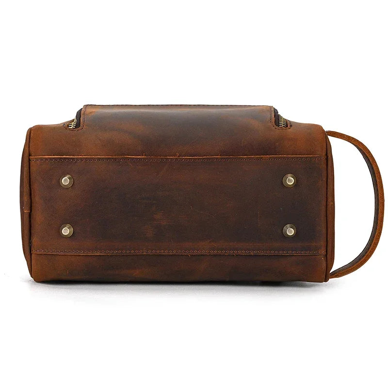 Trousse de toilette cuir pour homme