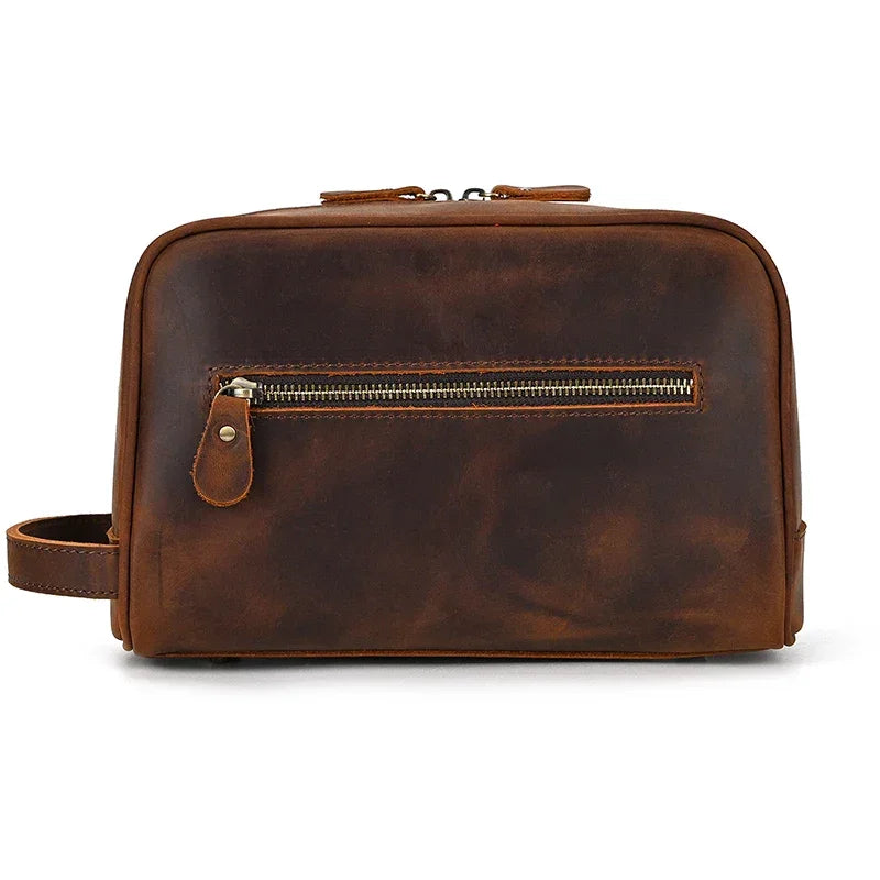 Trousse de toilette cuir pour homme