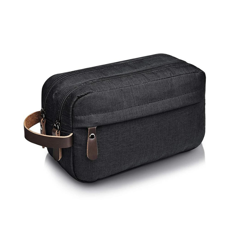 Trousse de toilette en tissus noir