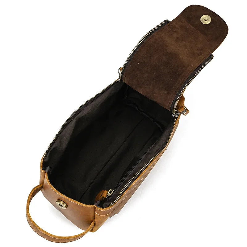 Trousse de toilette homme cuir