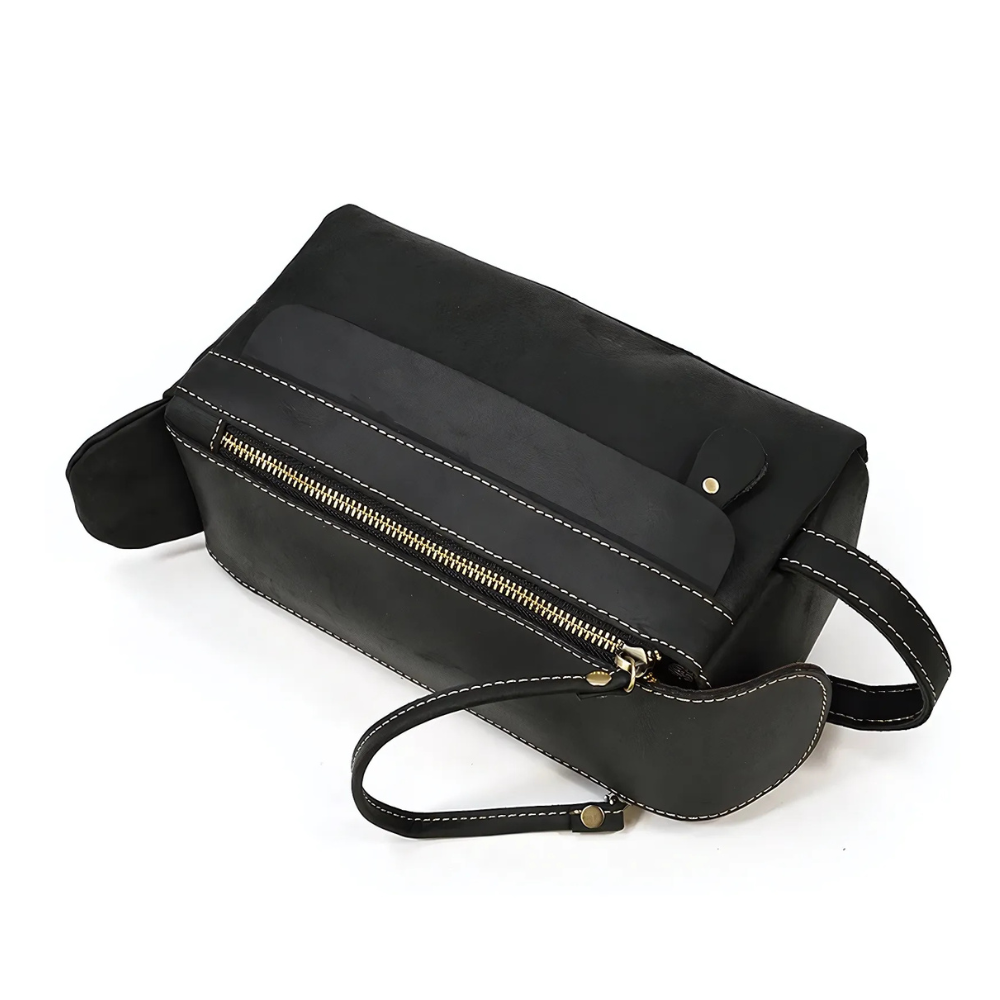 Trousse de toilette homme cuir