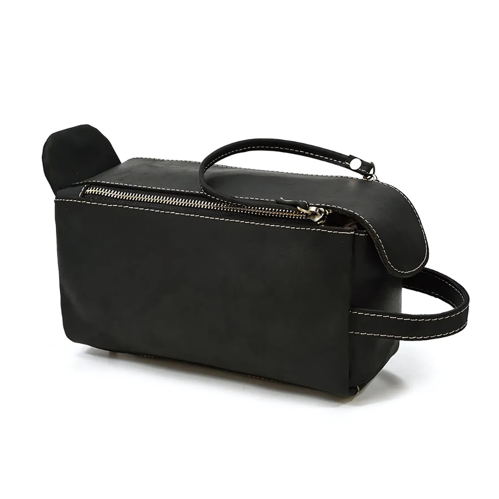 Trousse de toilette homme cuir