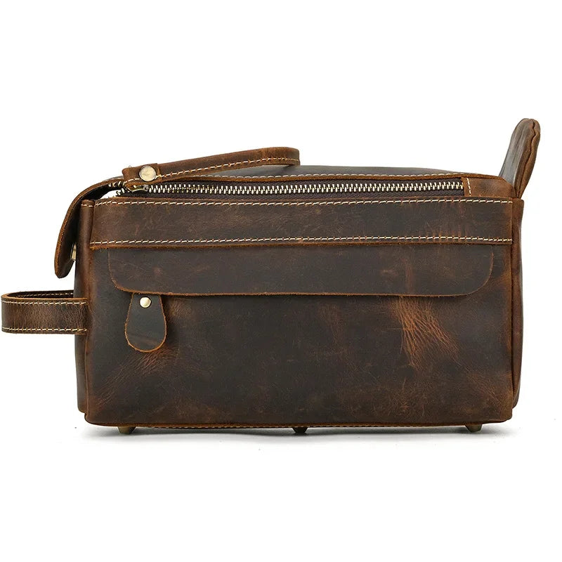 Trousse de toilette homme cuir