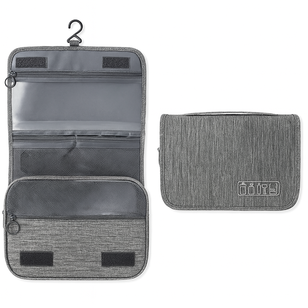 trousse de toilette homme voyage gris