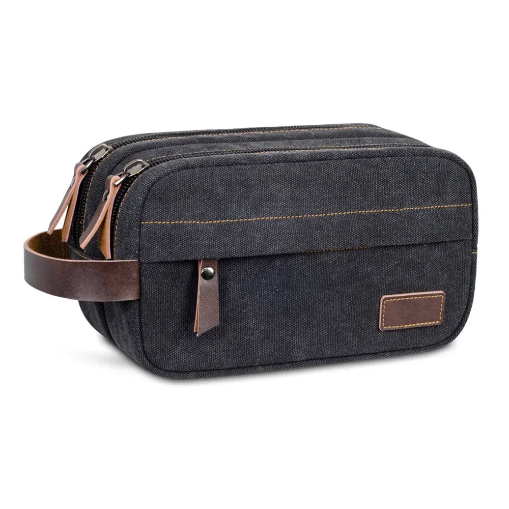 Trousse de toilette pour voyager noir