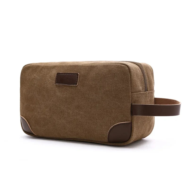 Trousse de voyage homme marron