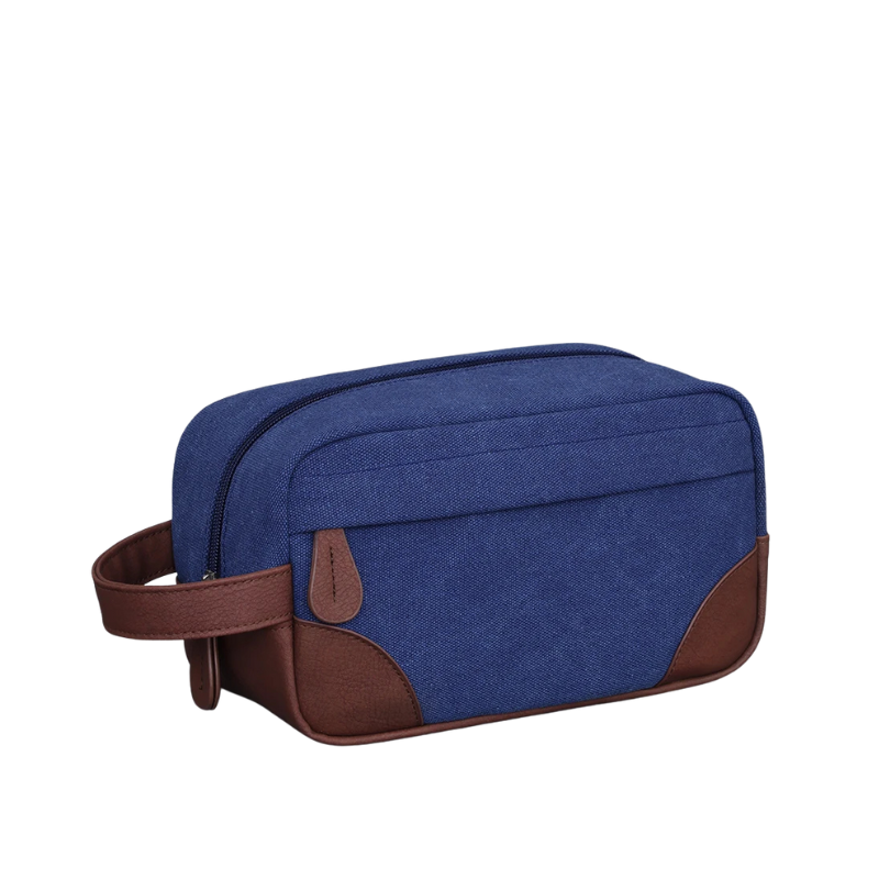 Trousse toilette de voyage bleu
