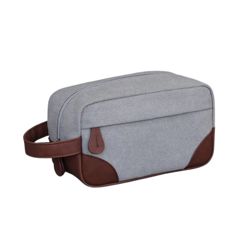 Trousse toilette de voyage gris