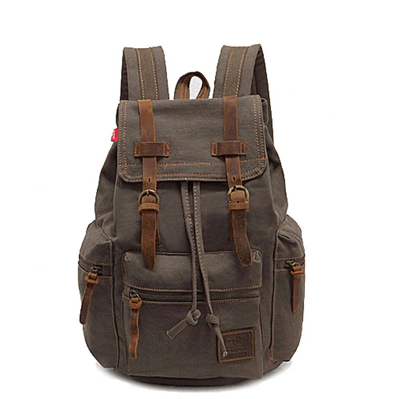 Vintage sac à dos marron foncé