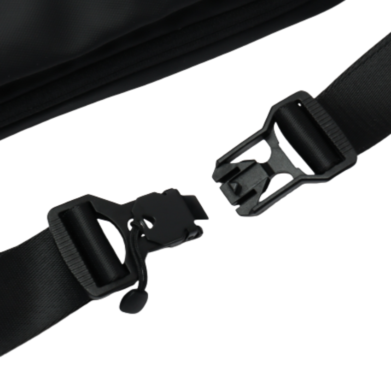 sacoche homme style banane noir