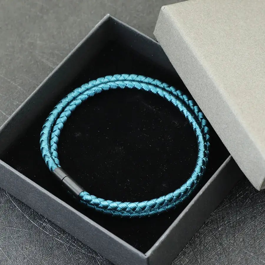 Bracelet homme tressé en corde minimaliste