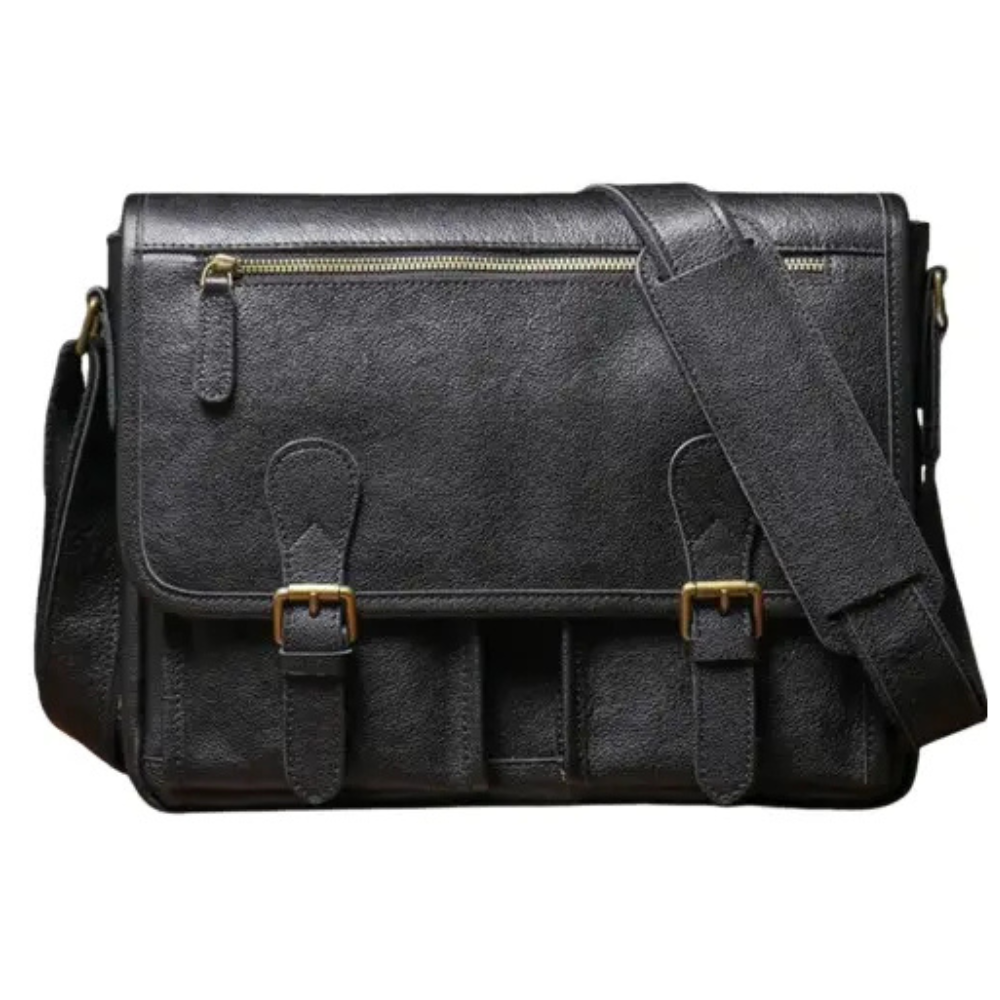 Cartable homme en cuir