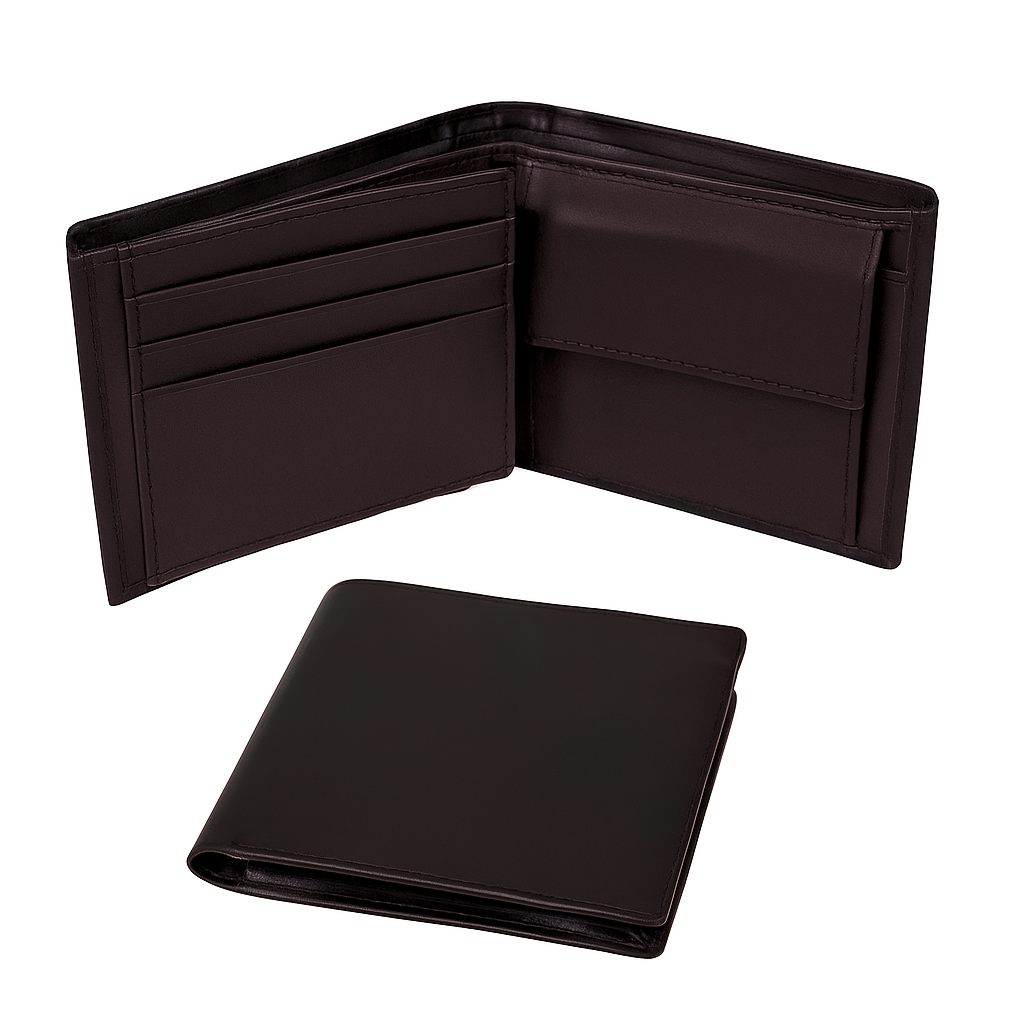 grand portefeuille homme noir