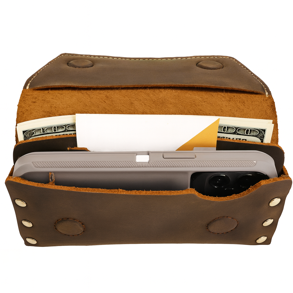 Pochette homme ceinture