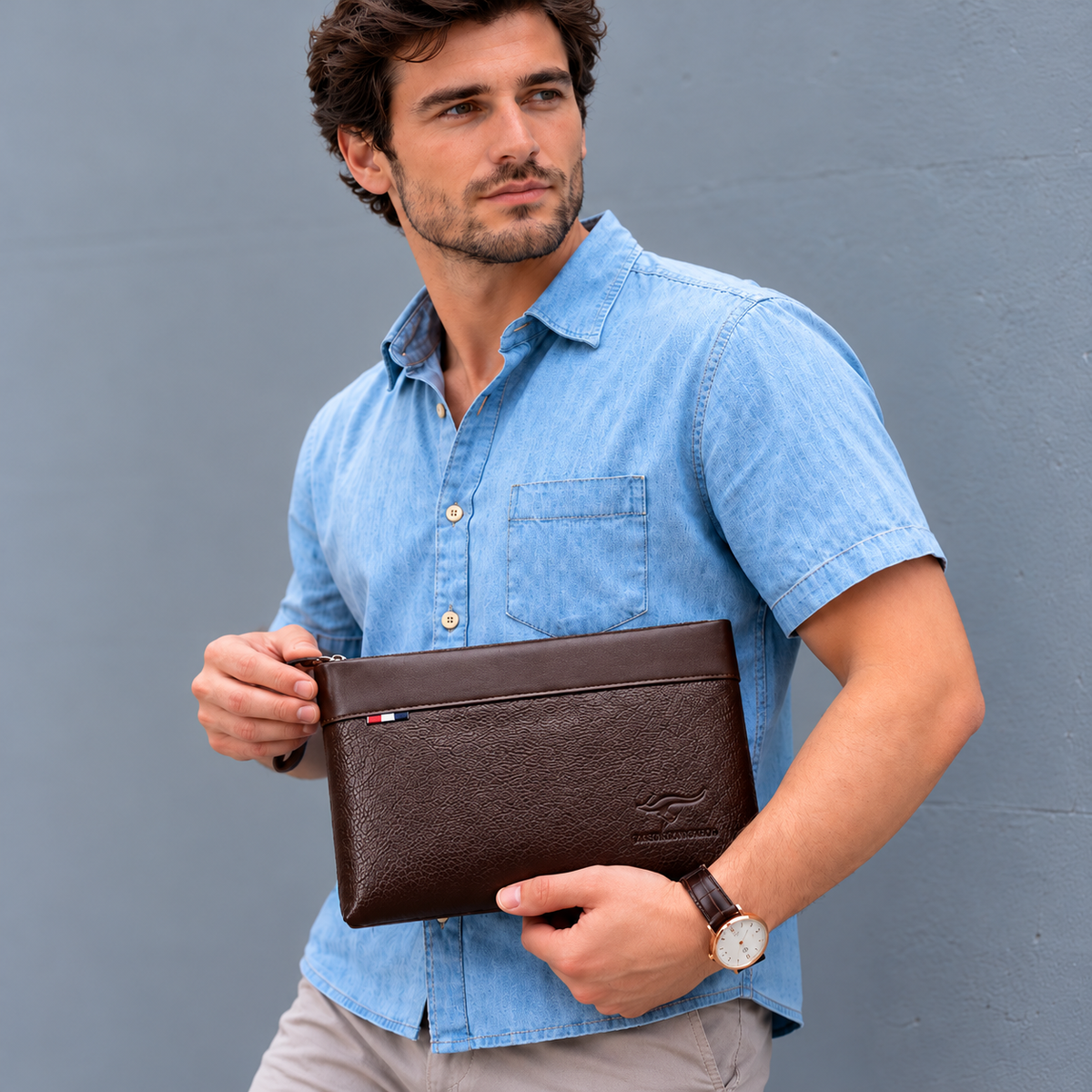 Pochette homme luxe