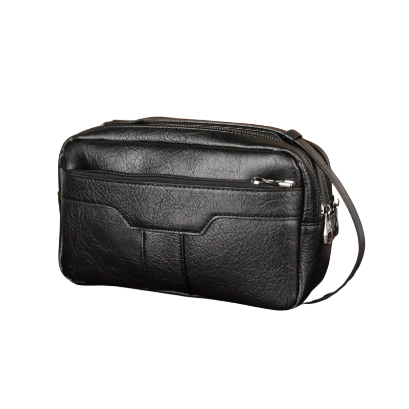 Pochette noir homme