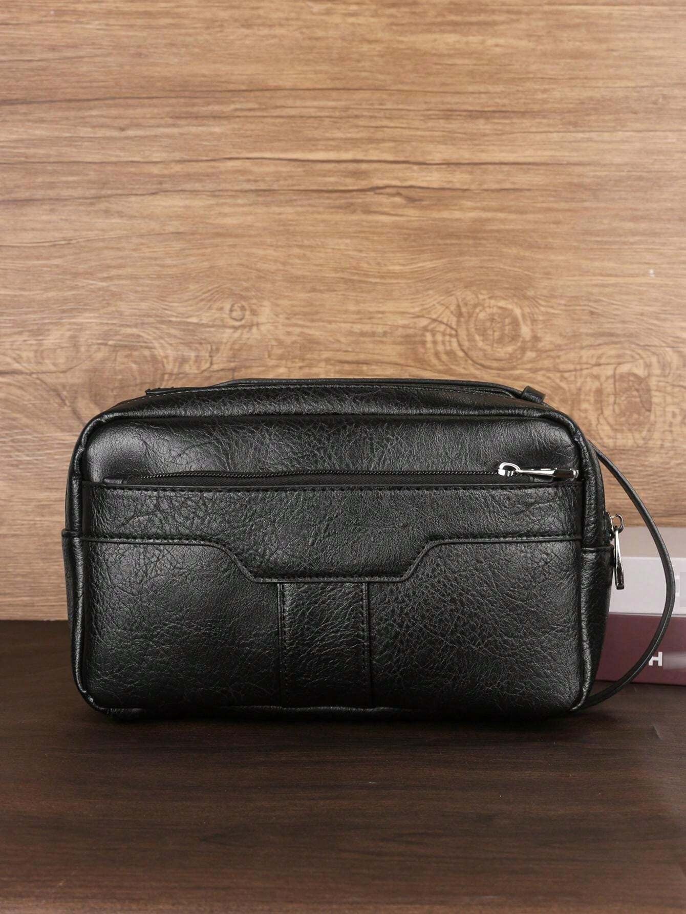 Pochette noir homme