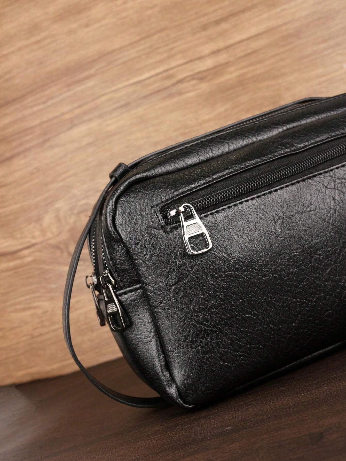 Pochette noir homme