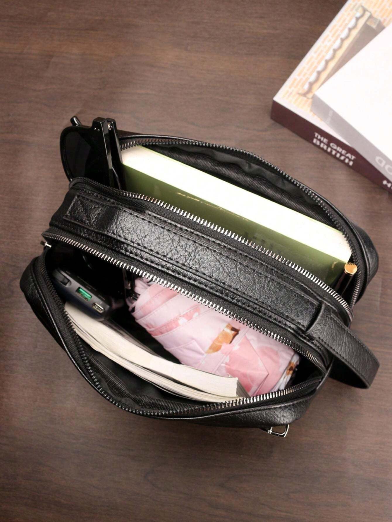 Pochette noir homme