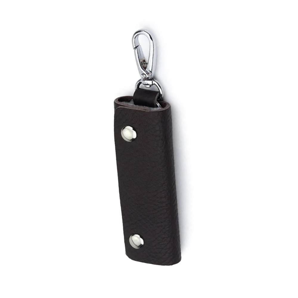 Pochette porte-clés homme en cuir
