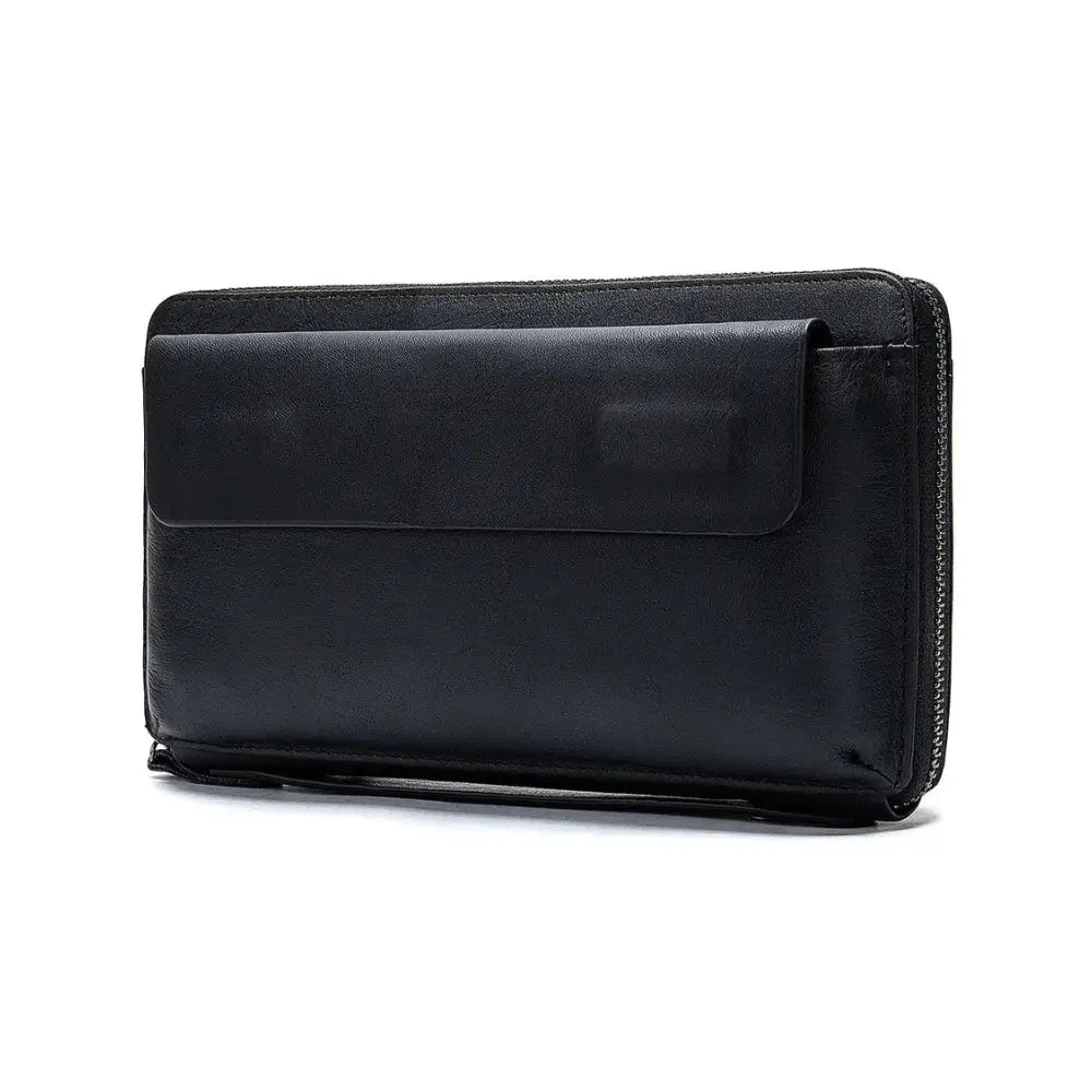 Pochette portefeuille homme noir