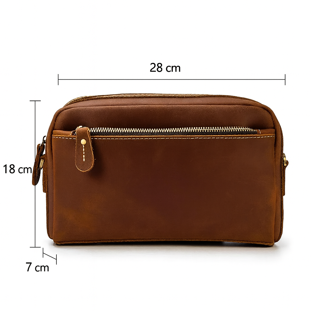Pochette pour homme cuir