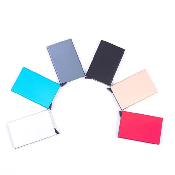 Porte carte aluminium homme