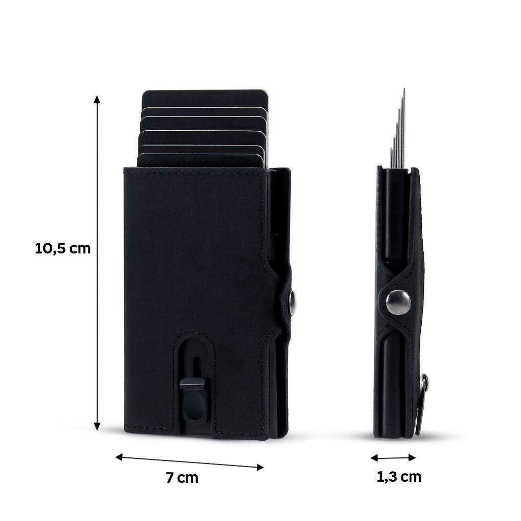 Porte carte rfid homme noir