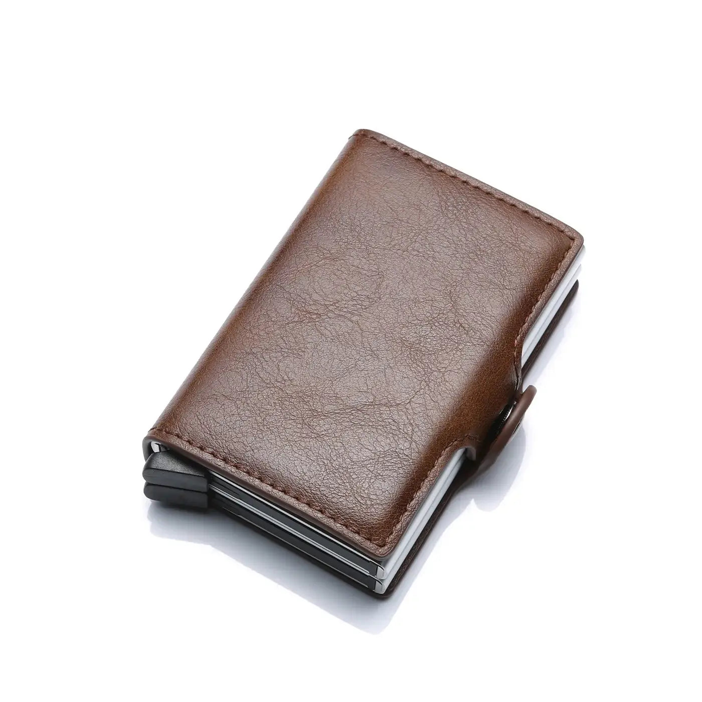 Porte-cartes pour homme marron foncé