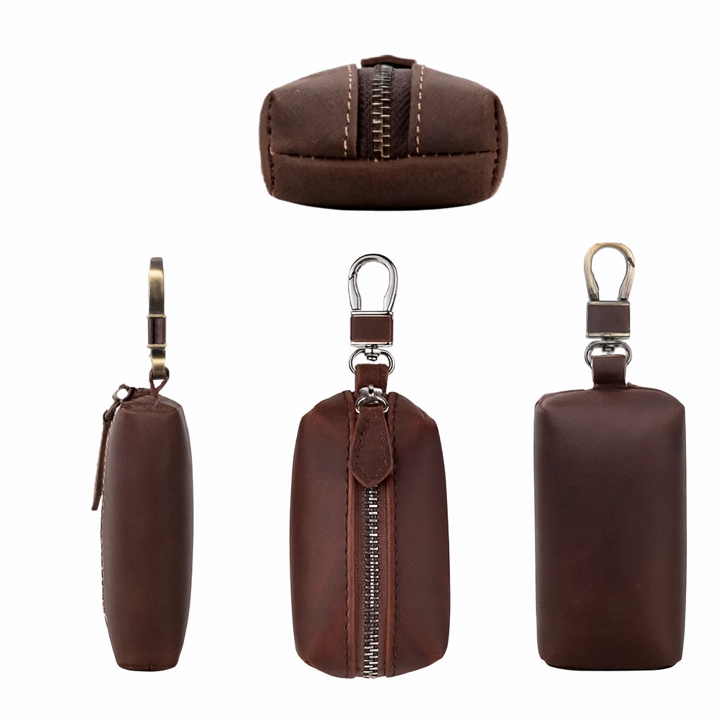 Porte-clé de voiture en cuir