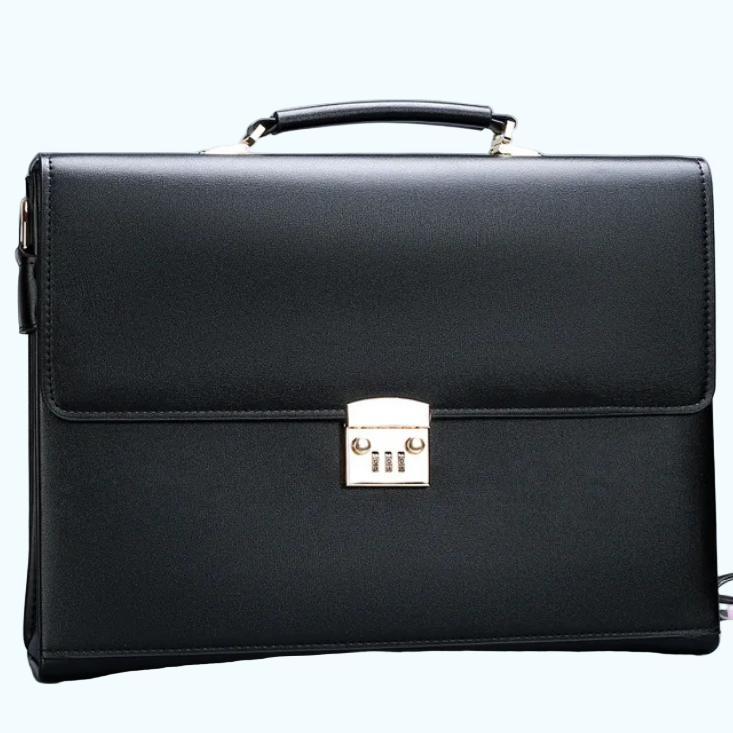 Porte-document luxe à serrure