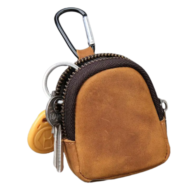 porte monnaie porte cles multifonctions en cuir