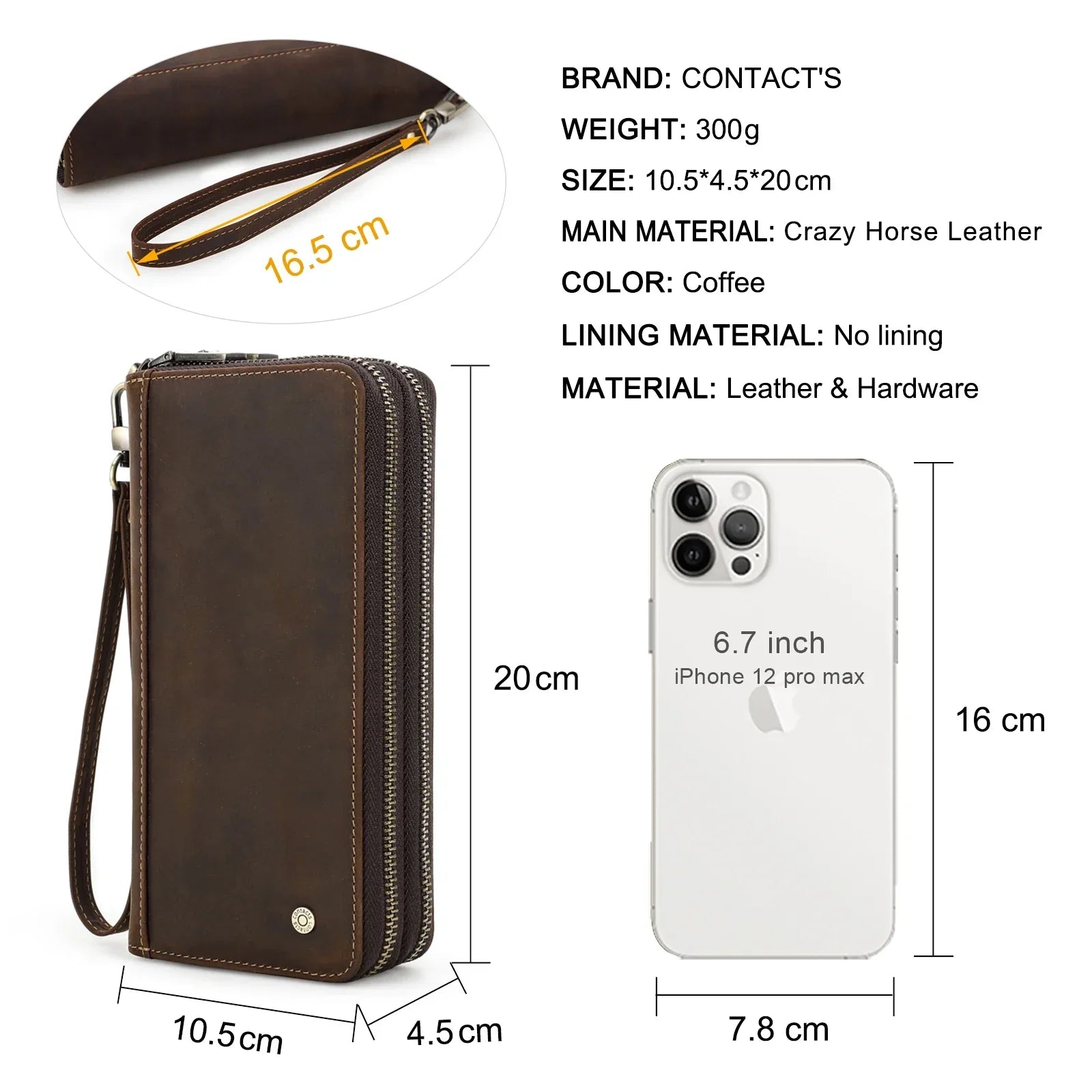 Portefeuille cuir pour homme