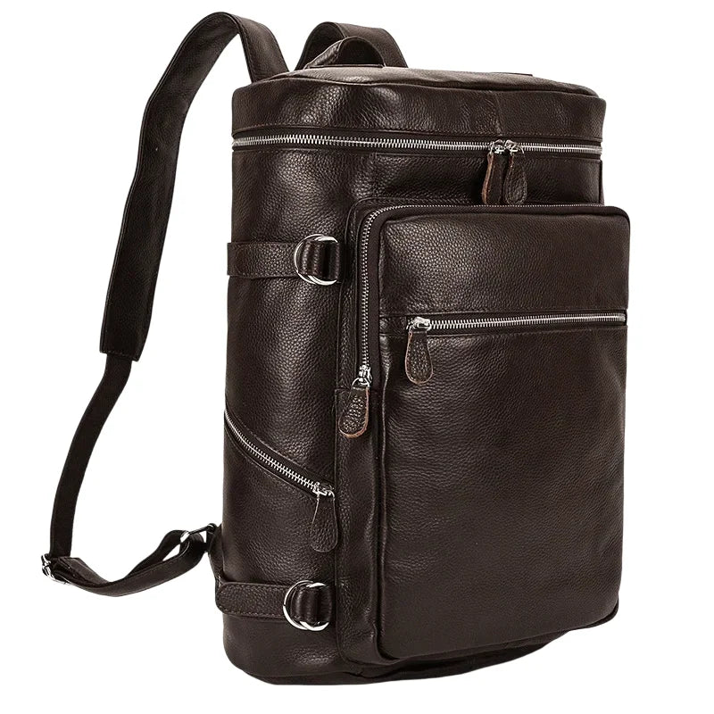 Sac à dos cuir vintage marron marron