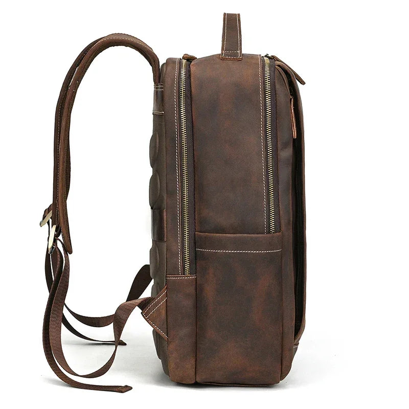 Sac à dos en cuir ergonomique