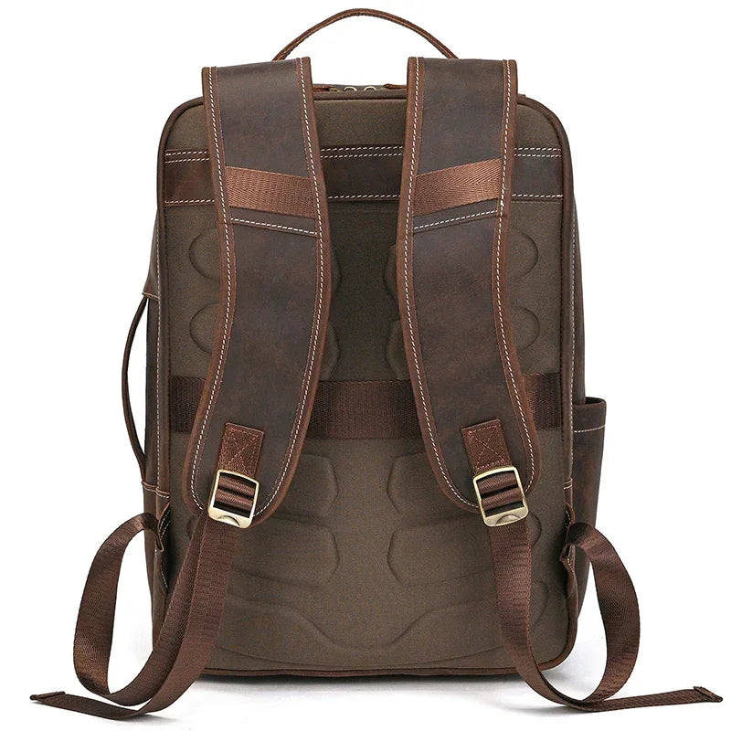 Sac à dos en cuir ergonomique