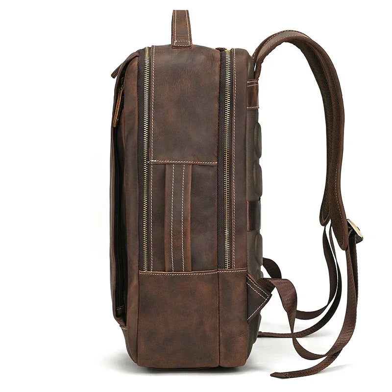 Sac à dos en cuir ergonomique