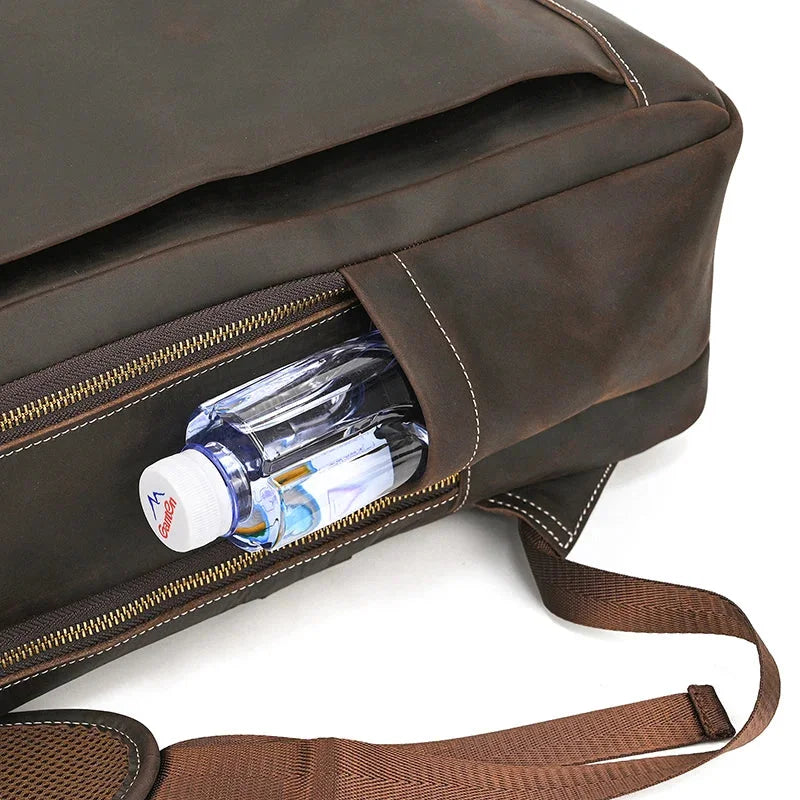 Sac à dos en cuir ergonomique