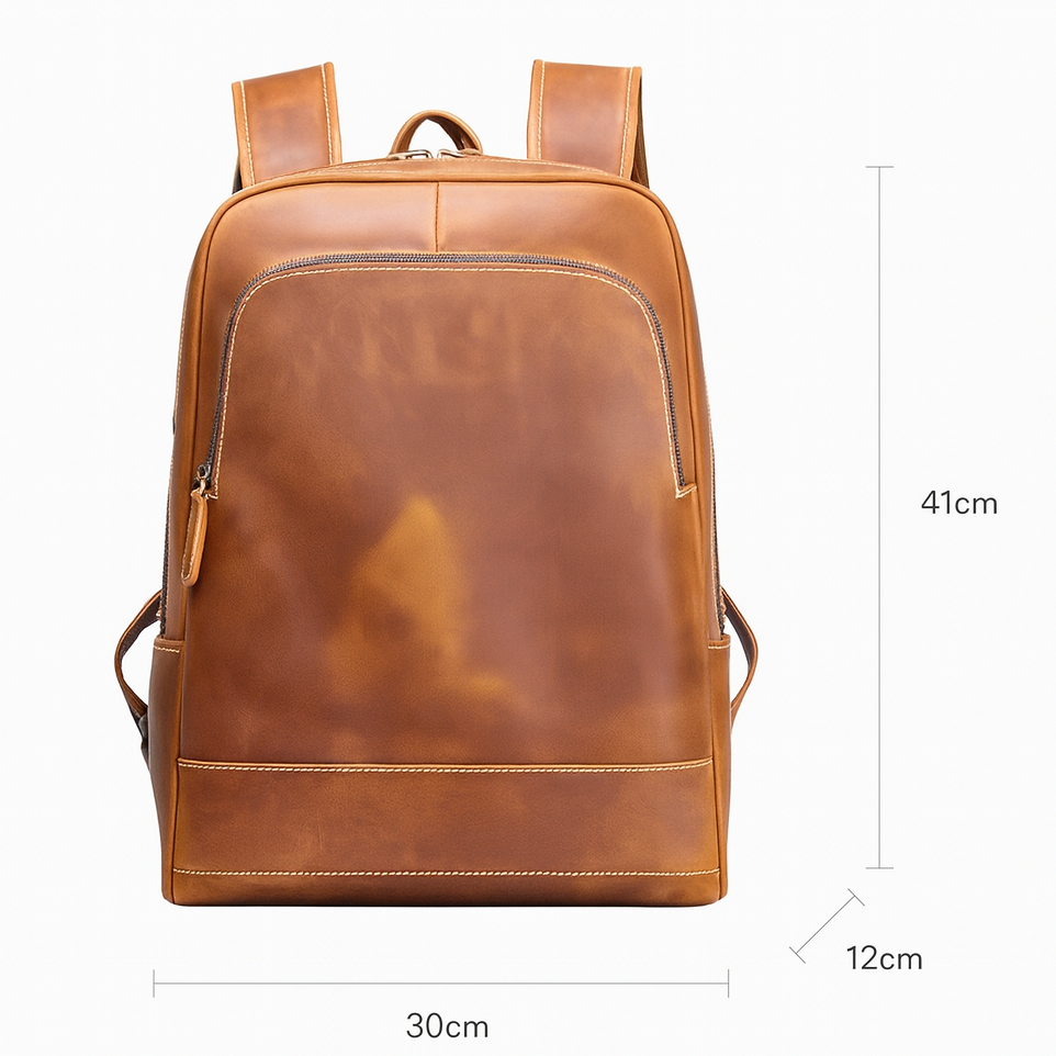 sac a dos en cuir henri